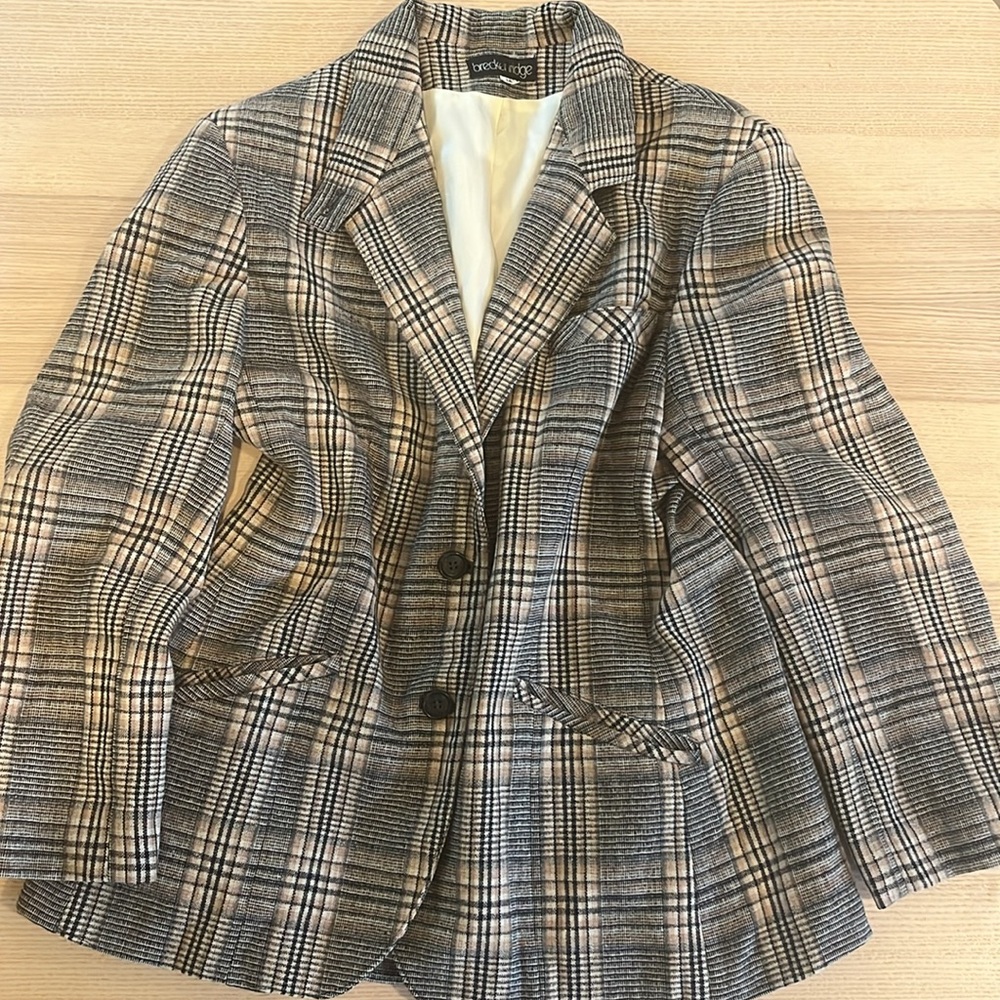 Vintage plaid jacket